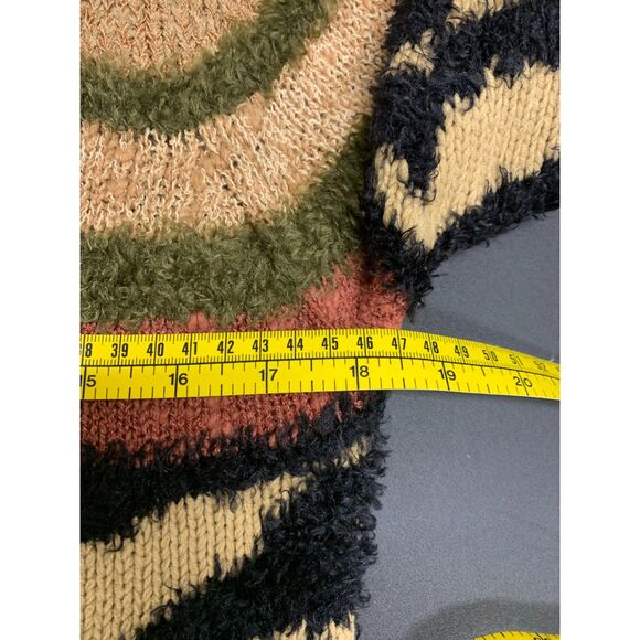 Susan Bristol Women Cardigan Cotton Blend Animal Print Colorful Sweater Petite S - Picture 11 of 13